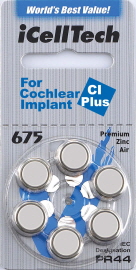 iCellTech 675CI Cochlear Plus 6ks